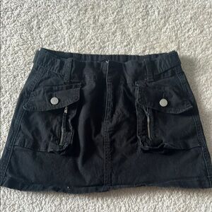 Forever 21 Black Mini Skirt with Pockets